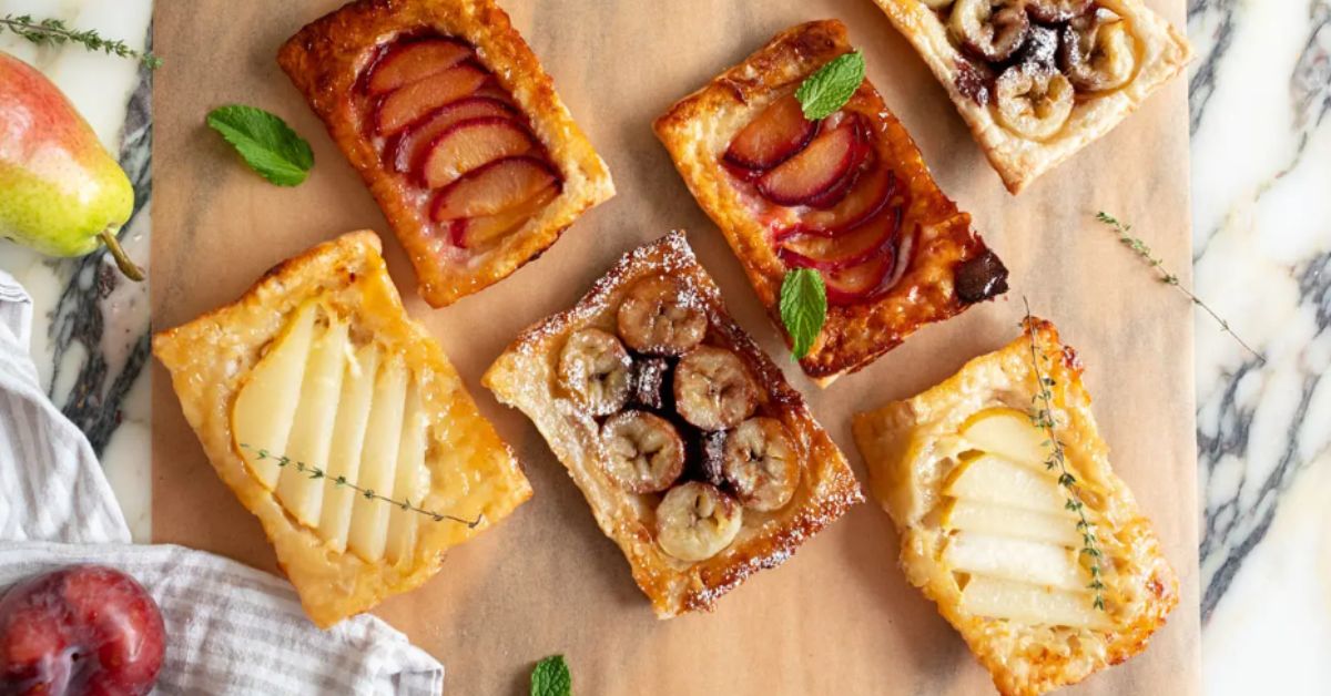 Upside down puff pastry tarts. Photo courtesy of Food Network Canada.
